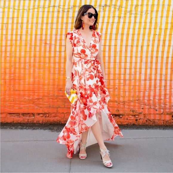 NWT Eliza J High Low Dress - Picture 2 of 7